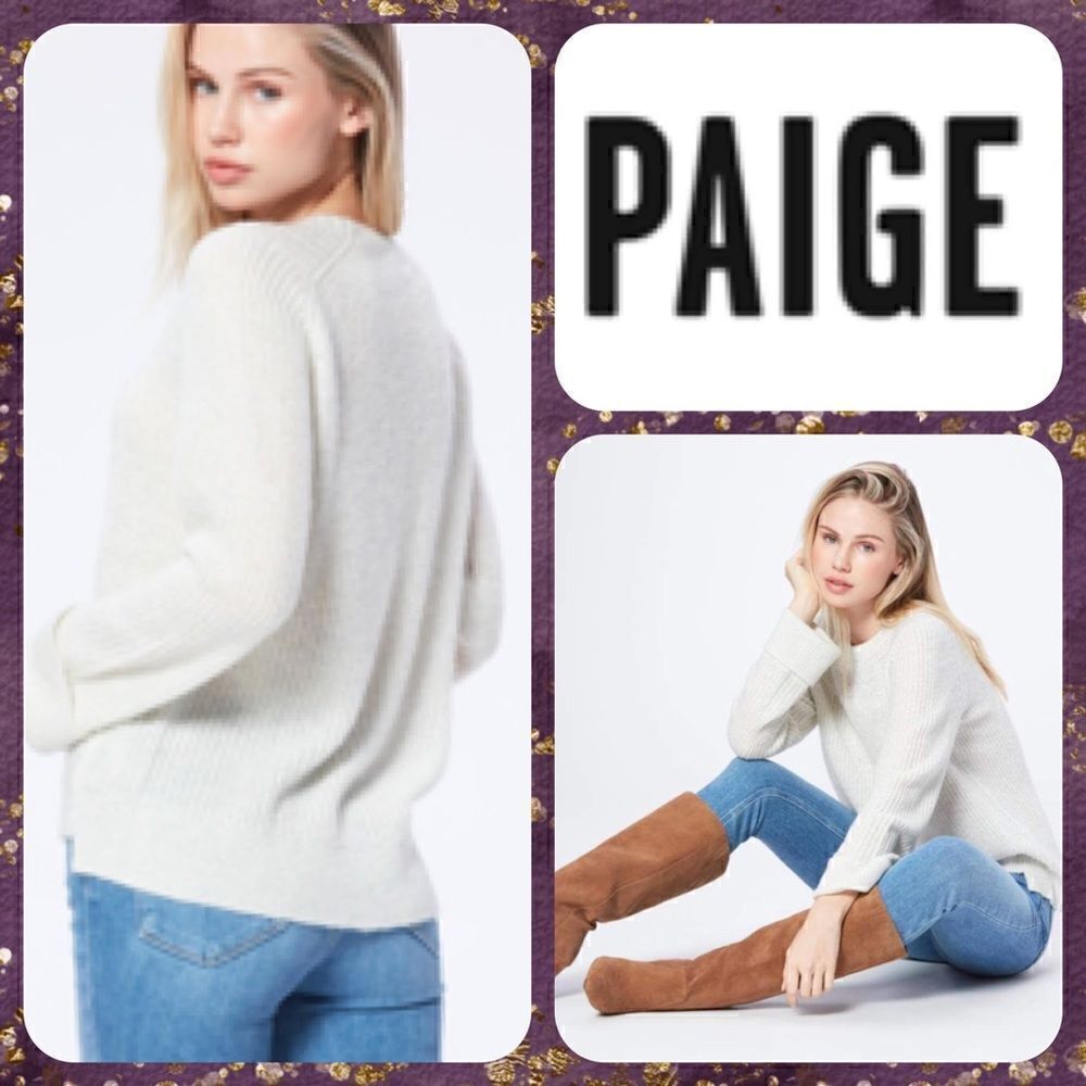 NWT MSRP $269 PAIGE 42% Wool Baskin Sweater Women's Size XL